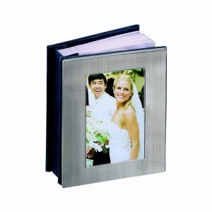 Creative 24431 Frame Cover Album, Pewter Finish, Holds 100 4 X 6