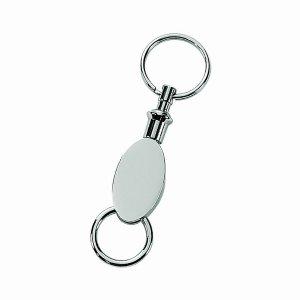 Creative 3599 Oval Valet Key Chain, 3.75