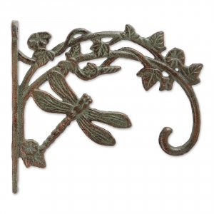 Accent 4506261 Cast Iron Plant Hanging Bracket Hook - Dragonfly