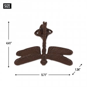 Accent 4506231 Cast Iron Door Knocker - Dragonfly