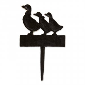 Accent 4506281 Cast Iron Welcome Garden Stake With Ducks