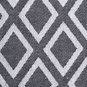 Dii CAMZ38706S Black And White Diamond Pattern Table Runner - 72 Inche