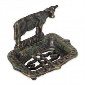 Accent 4506485 Cast Iron Soap Dish - Cow