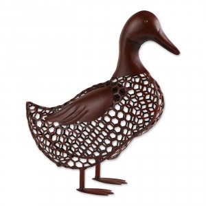 Accent 4506392 Open Geometric Frame Metal Duck Sculpture