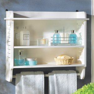 Accent 14706S Nantucket Bathroom Wall Shelf 10014706