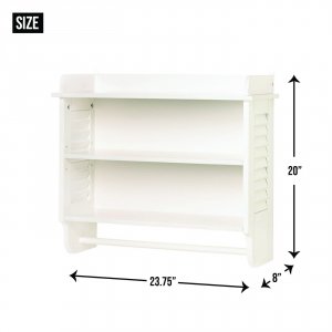 Accent 14706S Nantucket Bathroom Wall Shelf 10014706