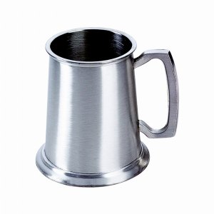 Creative 11098 Satin Tankard, Pewter 16 Oz Capacity 4.5