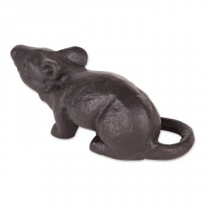 Accent 4506402 Cast Iron Rat Door Stopper Or Figurine