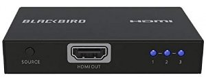 Monoprice 33417 Blackbird 4k 3x1 Hdmi Switch - Ultra Slim Design