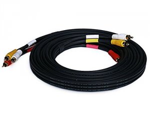 Monoprice 6308 Rca Coax Comp V  Stereo A Cable_ 15ft