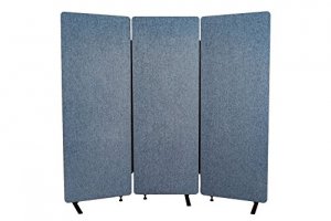 Luxor RCLM7266ZPB Reclaim Acoustic Room Dividers - 3 Pack In Pacific B