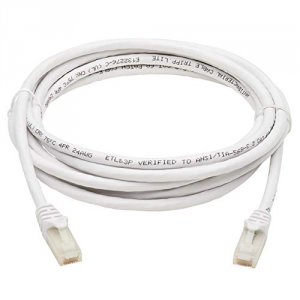 Tripp N261AB-007-WH 7ft Cat6a Antibacterial Ethernet Cable