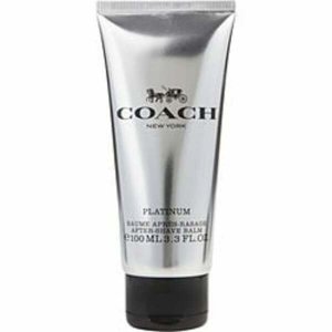 Coach 316062 Platinum By  Aftershave Balm 3.3 Oz For Men