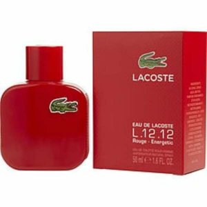 Lacoste 263589 Eau De  L.12.12 Rouge By  Energetic Edt Spray 1.6 Oz Fo