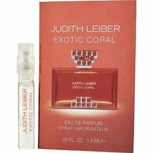 Judith 289092 Exotic Coral By  Eau De Parfum Spray Vial On Card For Wo