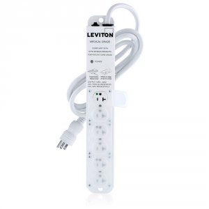 Leviton 5306M-2N7 5306m-2n7 125vac 20amp 6xnema 5-20r Medical Grade Po