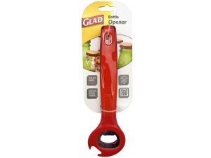 Bulk GE962 Glad Crystal Bottle Opener In Red