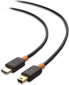 Cable ‎201004-BLK-2m Usb C To Mini Usb Cable (mini Usb To Usb-c Cabl