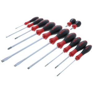 Wiha 30297 Wiha Softfinish Slottedphillips Screwdriver - 12 Piece Set