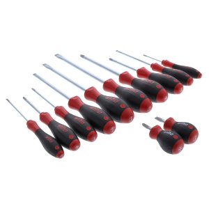 Wiha 30297 Wiha Softfinish Slottedphillips Screwdriver - 12 Piece Set