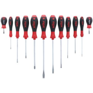 Wiha 30297 Wiha Softfinish Slottedphillips Screwdriver - 12 Piece Set