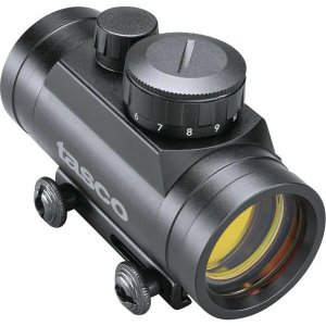 Tasco TRD130T 1x30 Black 5 Moa Red Dot Sight Weaver Tip Off Mount