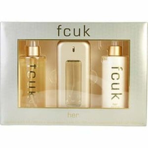 French 293373 Fcuk By  Edt Spray 3.4 Oz  Body Lotion 8.4 Oz  Fragrance