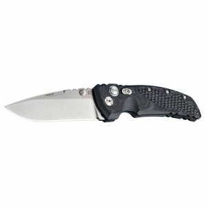 Hogue 34179 Ex01 3.5in Folder Drop Point Tumble Finish G10 Black