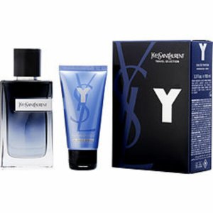 Yves 420587 Y By  Eau De Parfum Spray 3.3 Oz  All Over Shower Gel 1.7 