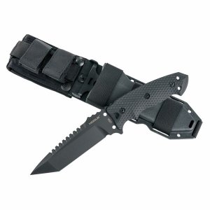 Hogue 35129 Ex F01 5.5 In Fixed Tanto G10 A2 Black Auto Ret Sheath