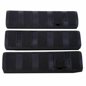 Troy SCOV-BRC-34BT-00 Battle Rail Cover 4.4 In 3-pack-black