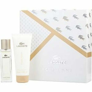 Lacoste 353164 Pour Femme By  Eau De Parfum Spray 1.6 Oz  Body Lotion 