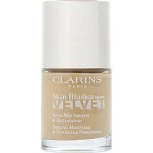 Clarins 426748 By  Skin Illusion Velvet Foundation - 110.5w --30ml1oz 