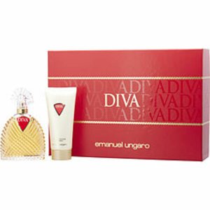 Ungaro 436036 Diva By  Eau De Parfum Spray 3.4 Oz  Body Lotion 3.4 Oz 