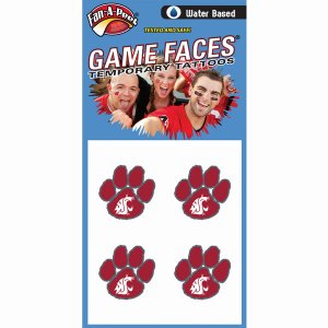 Innovative CF27R WASHINGTON STATE Fan-a-peel  Gamesfaces Water Tattoos