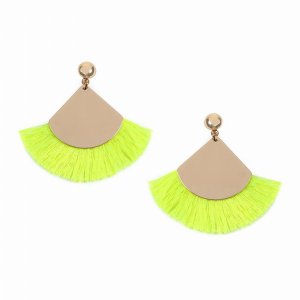 Dobbi SE6813NOGR Fan Shape Tassel Post Drop Dangle Earrings ( Variety 