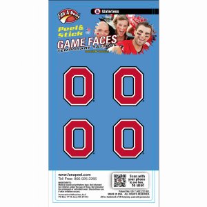 Innovative WCH19R OHIO STATE Waterless Peel  Stick Temporary Tattoos F