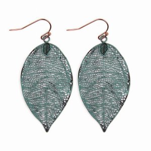 Dobbi E1806PAT Leaf Filigree Earrings ( Variety Colors Available ) By 