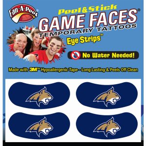 Innovative ES148 MONTANA STATE Black Eye Strips Fan-a-peel  Gamesfaces