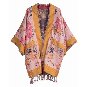 Saachiwholesale 806931 Kirkville Floral Kimono (pack Of 1)