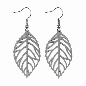 Dobbi HDE2321H Leaf Cast Hook Earrings ( Variety Colors Available ) By