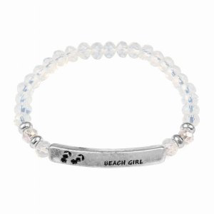 Dobbi 83527WTSV Beach Girl Bar Beads Bracelets ( Variety Of Colors Ava