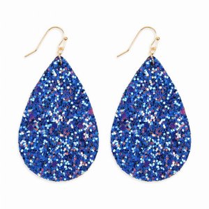 Dobbi HDE2560SP Sequin Teardrop Metal Drop Dangling Earrings ( Variety