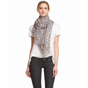 Saachiwholesale 117933 Mel Leopard Print Scarf (pack Of 1)