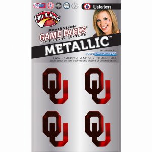 Innovative MTL29R OKLAHOMA Metallic Peel  Stick Fan-a-peel  Gamesfaces