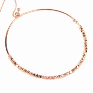 Dobbi E8101RG Brass Beads Hoop Drop Dangling Earrings ( Variety Colors