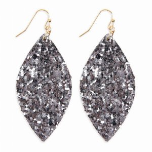 Dobbi HDE2561PTW Sequin Marquise Metal Drop Dangling Earrings ( Variet