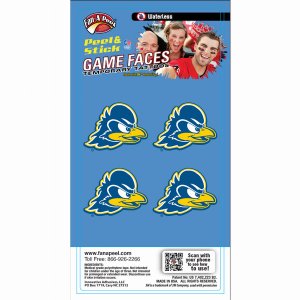 Innovative WCF171R DELAWARE Waterless Peel  Stick Temporary Tattoos Fa