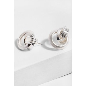 Saachiwholesale 612590 Knotted Stud Earring (pack Of 1)