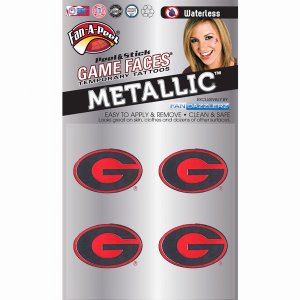 Innovative MTL15R GEORGIA Metallic Peel  Stick Fan-a-peel  Gamesfaces 